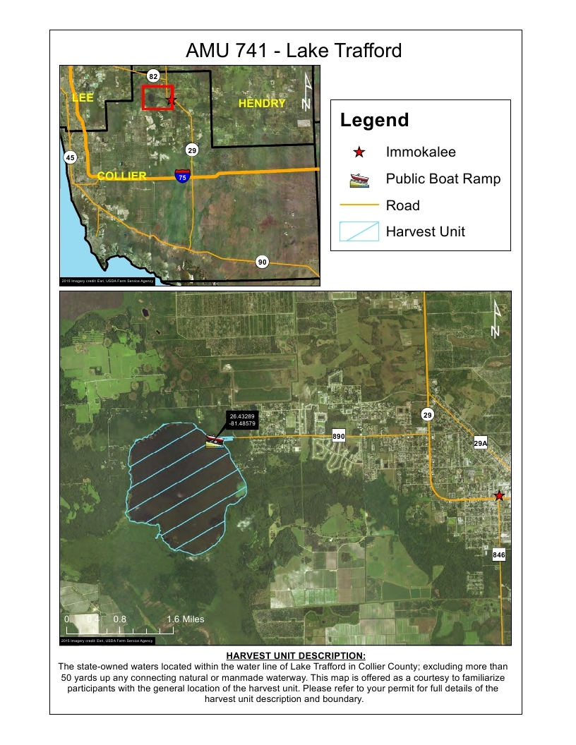lake trafford gator hunting map